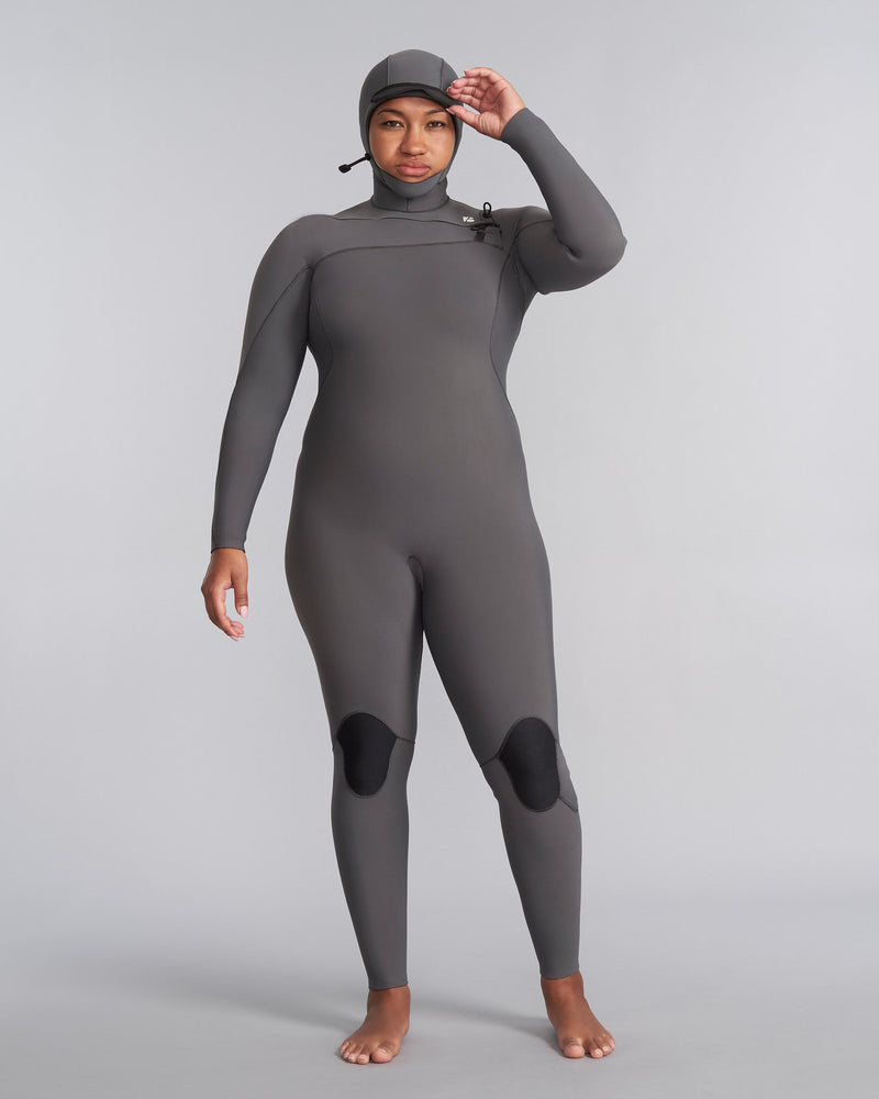 Custom Womens Surf Hooded Fullsuit