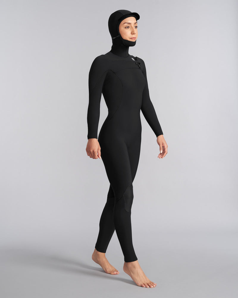 Custom Womens Surf Hooded Fullsuit