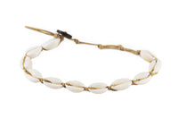 Hemp Cowry Shell Anklet