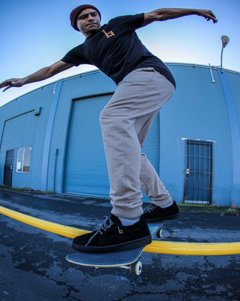 Black Out Braille Skate Shoes