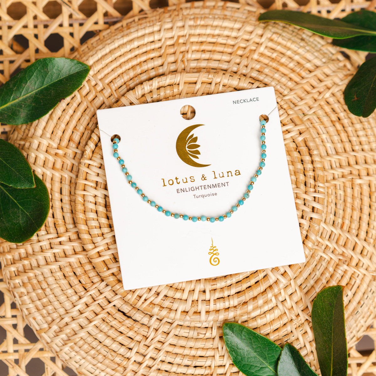 2mm Master Healer + Enlightenment Necklace Stack