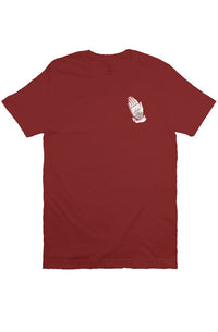 AF FRONT RED PRAYER HANDS WINO