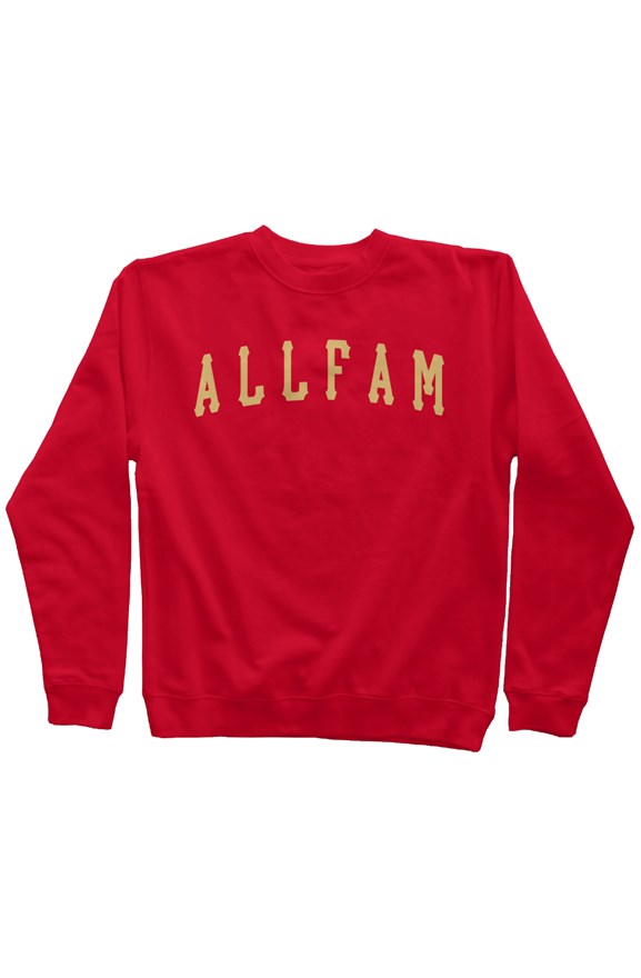 ALLFAM BALLERS 2.0 CREW RED/TAN