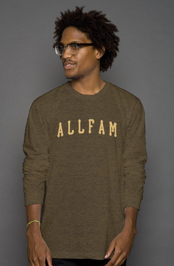 AF BALLERS L/S HTHR BRN/TAN