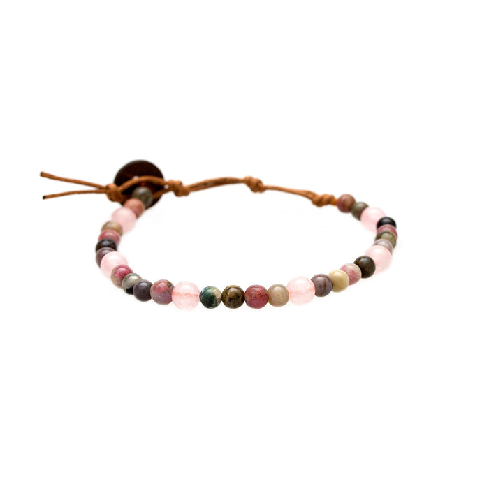 Love + Happiness 6mm Healing Bracelet