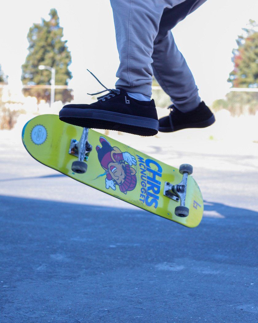 Black Out Braille Skate Shoes