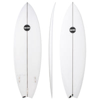 Black Baron 2.1 6'0" x 20 " X 2 7/8" - 35.60L, Swallow, 3x Futures Fins, PU