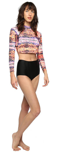 Of Earth Long Sleeved Crop Top