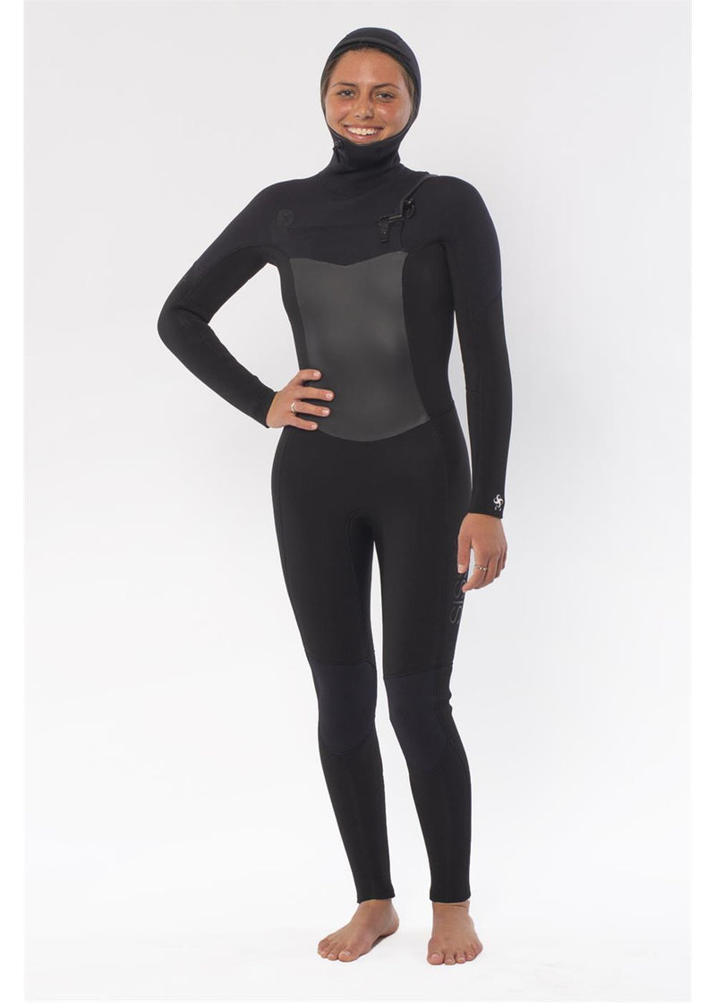 Seven Seas 5/4 Hooded Chest Zip Wetsuit