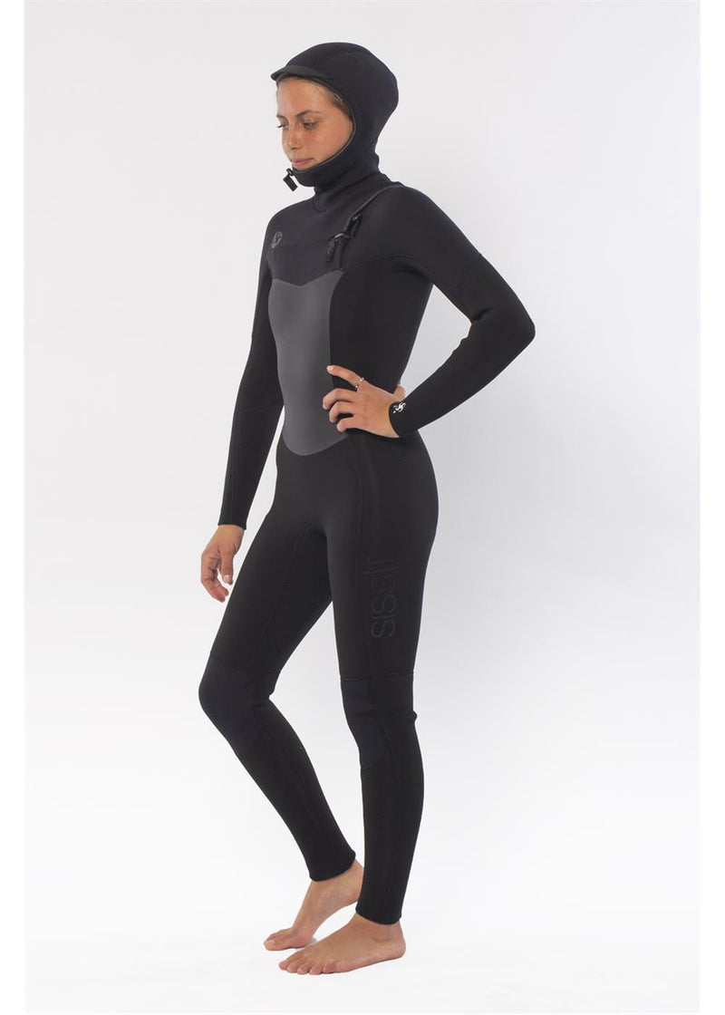 Seven Seas 5/4 Hooded Chest Zip Wetsuit