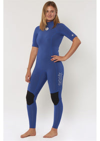 Seven Seas Short Sleeve Back Zip Full Spring Wetsuit