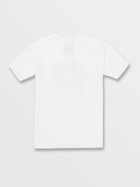 Circle Stone Fill Short Sleeve Tee - White Combo