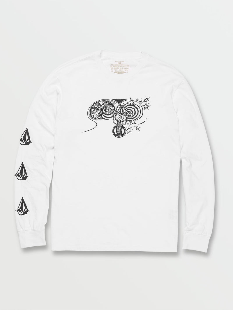 Jamie Lynn Featured Artist Long Sleeve Tee - White