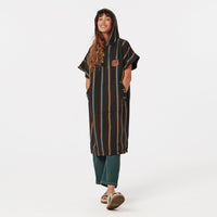 Baja Stripe Fouta Changing Poncho