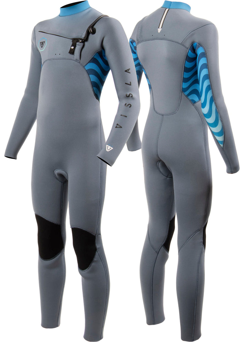 7 Seas Boys Shredder 3-2 Full Chest Zip Wetsuit