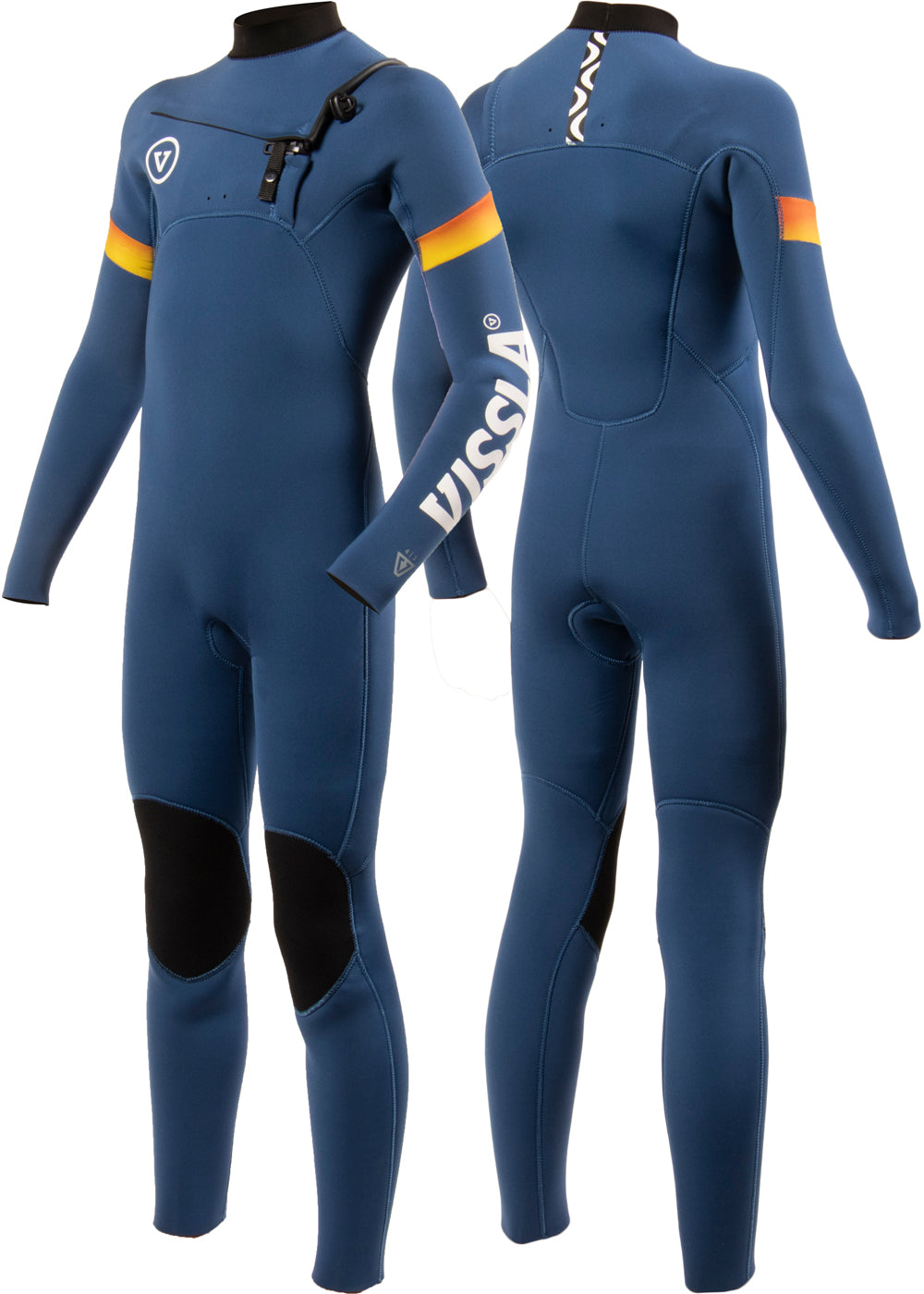 7 Seas Boys Raditude 3-2 Full Chest Zip Wetsuit