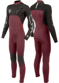 7 Seas Boys 3-2 Bolt Full Chest Zip Wetsuit