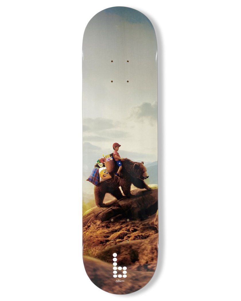 Dreamer Series: Bear Cruising Skateboard Deck