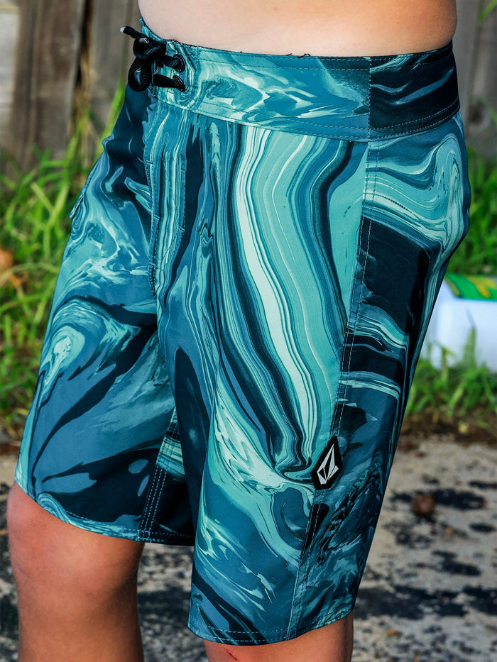 Big Boys Psyche Marble Mod-Tech Trunks - Cali Blue Heather