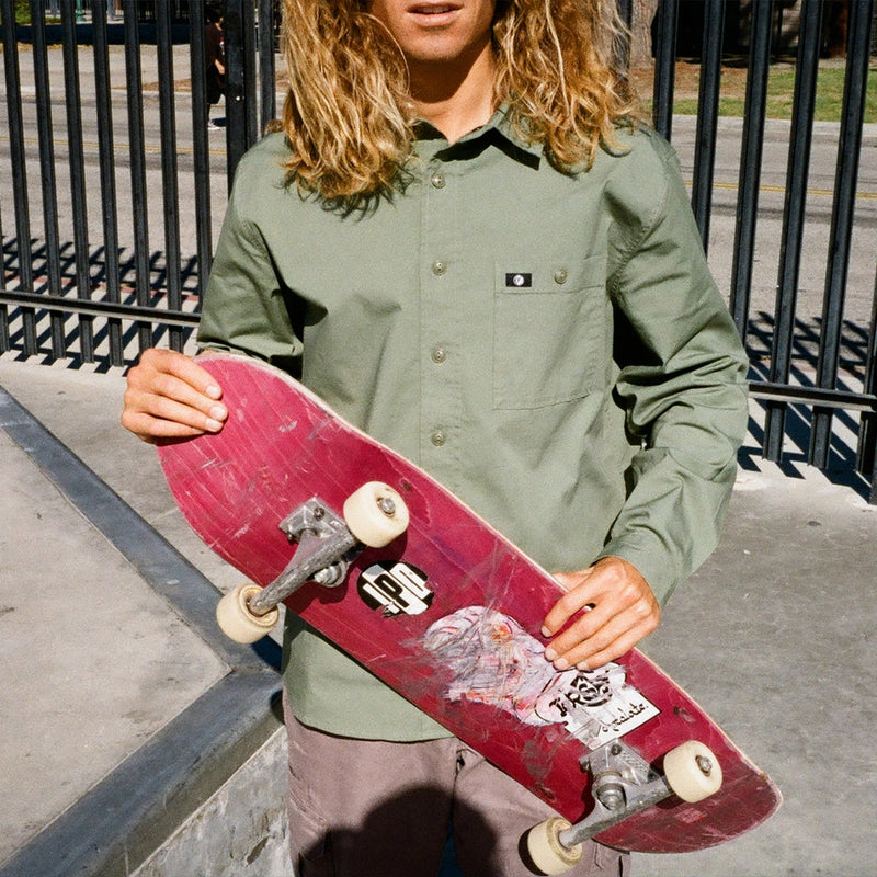 COASTAL LONG SLEEVE CANVAS SHIRT