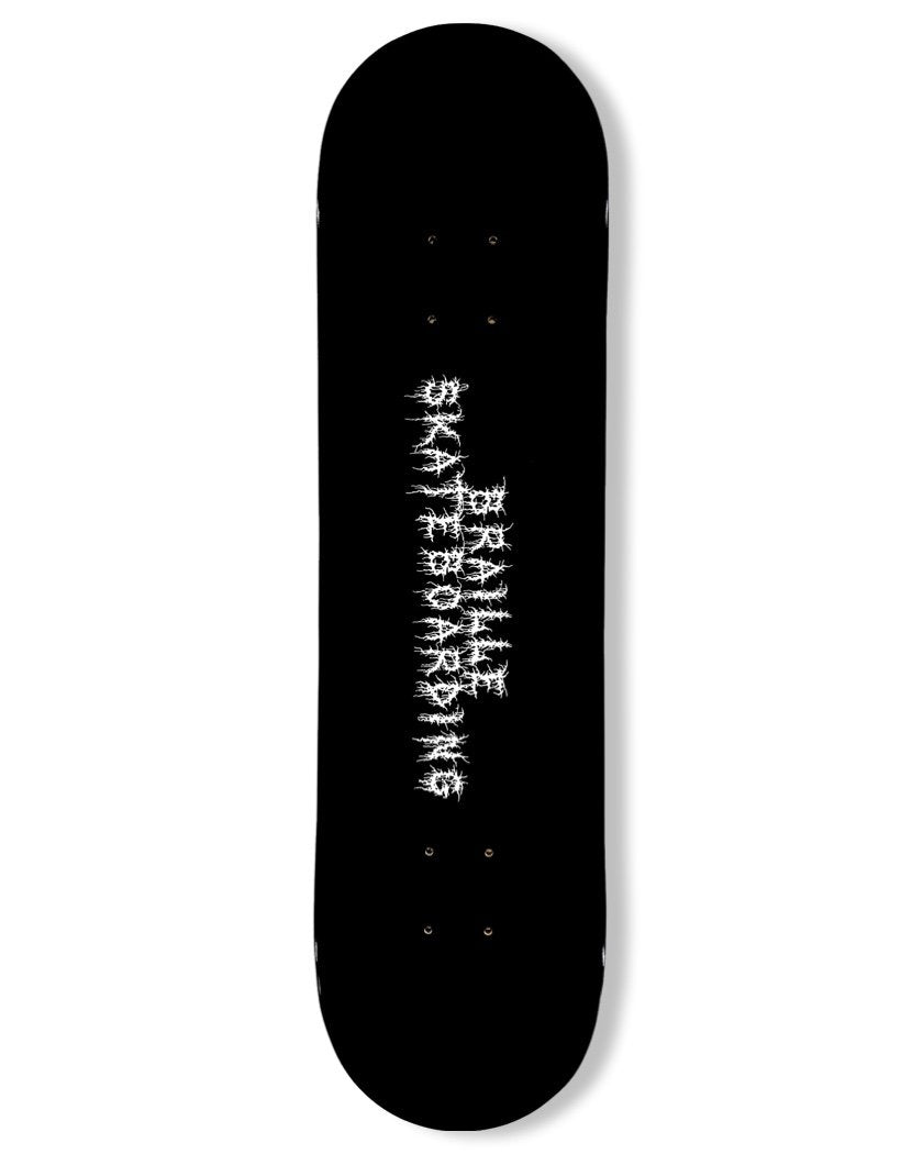 Creepy Writing Skateboard Deck