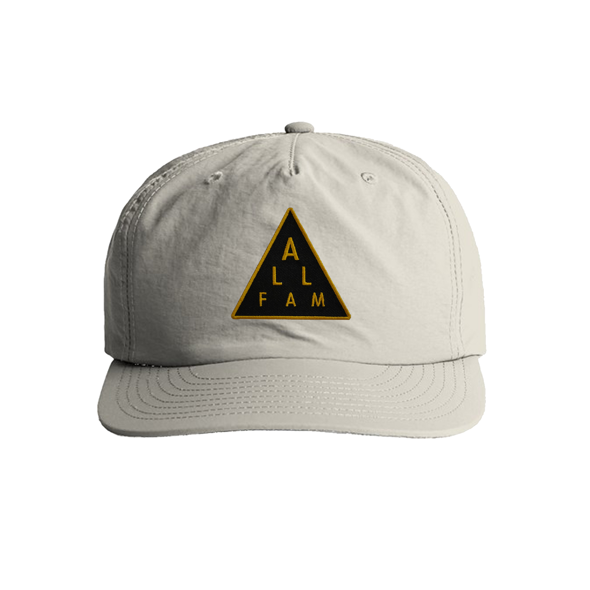 2” TRIANGLE PATCH KIDS HAT WHT