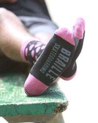 Braille Skate Socks