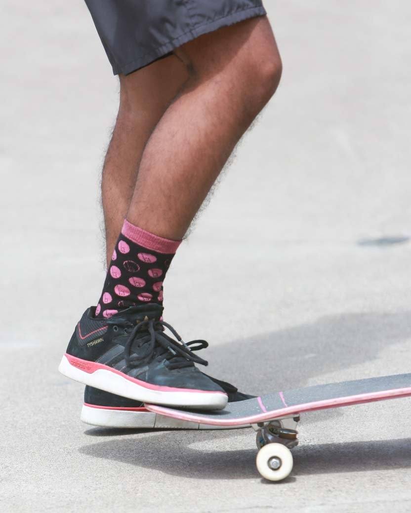 Braille Skate Socks