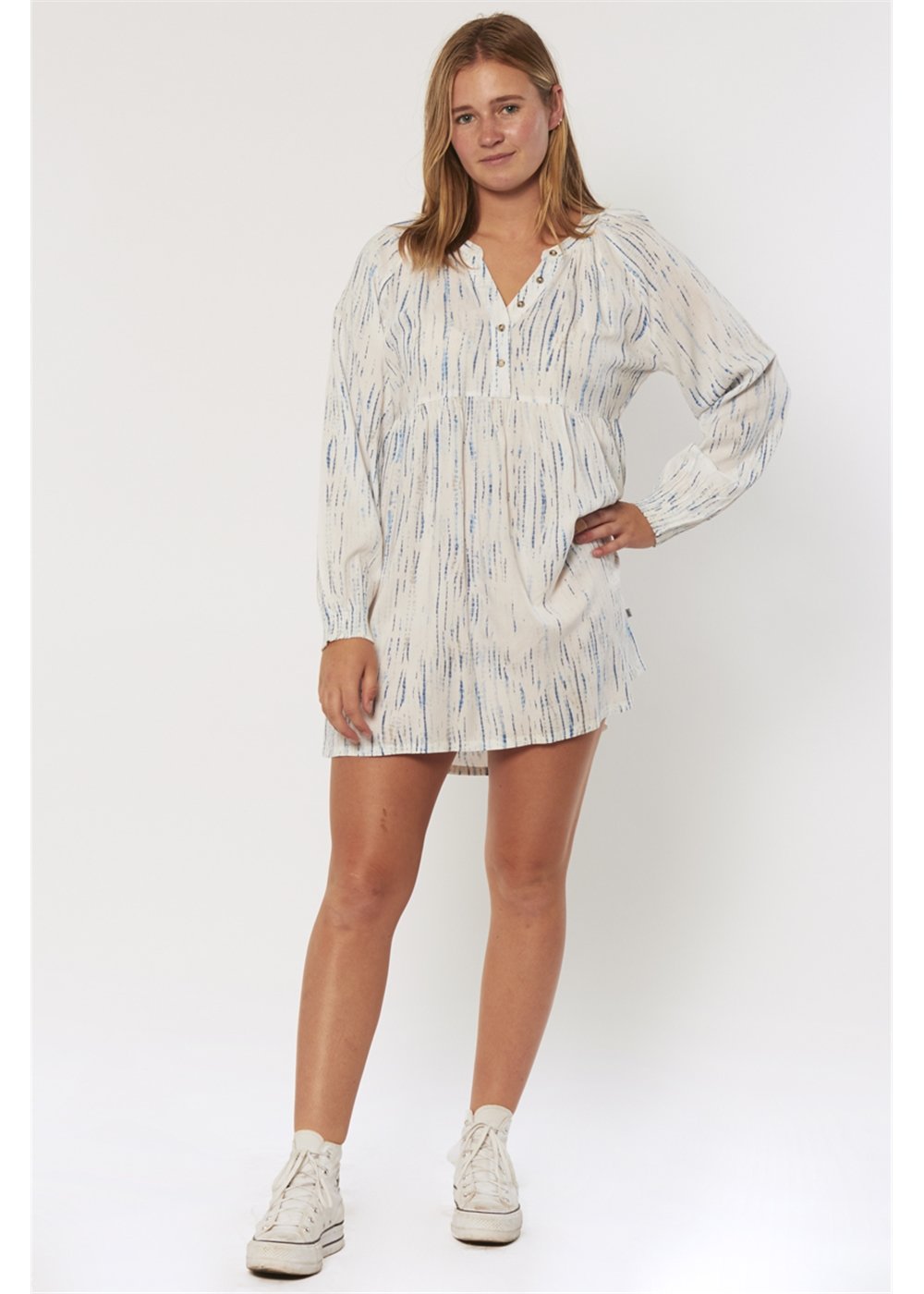 Free Spirit L/S Wvn Dress