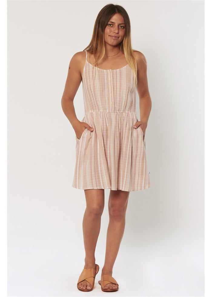 Ocean Breeze S/L Wvn Dress