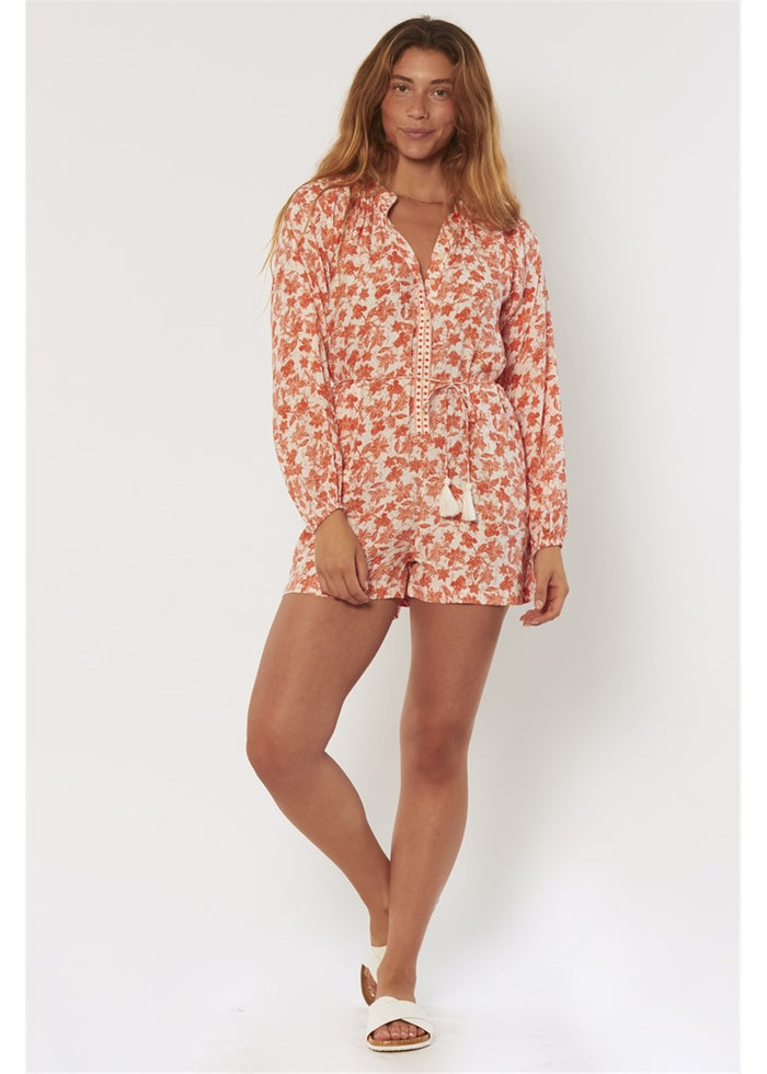 Hilo L/S Wvn Romper