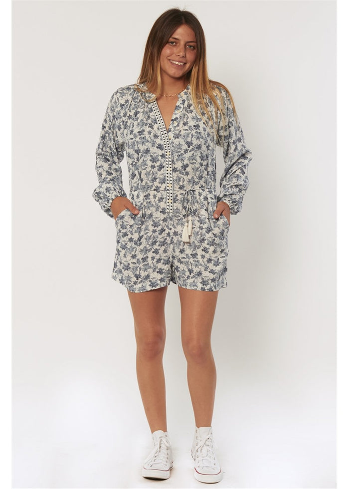 Hilo L/S Wvn Romper