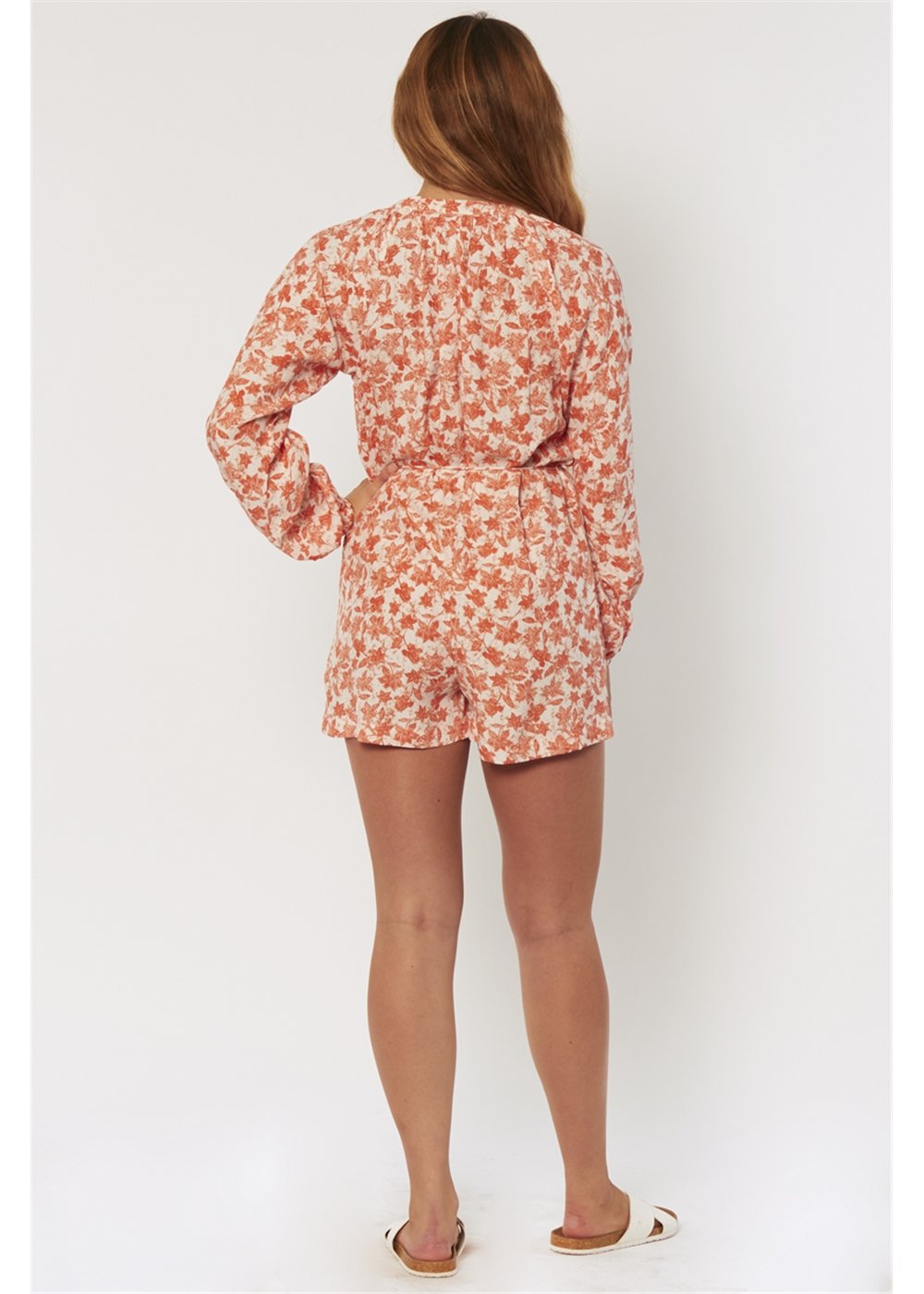 Hilo L/S Wvn Romper