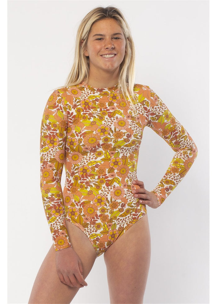 Flower Child L/S One Piece Rashguard