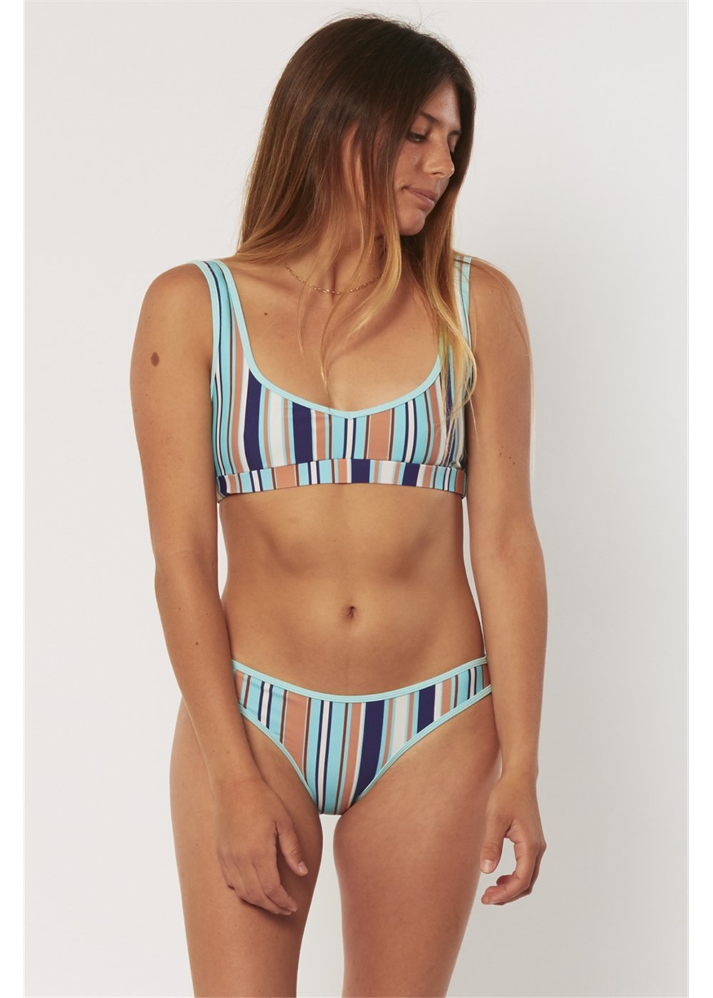 Stripe Palau Bralette Swim Top