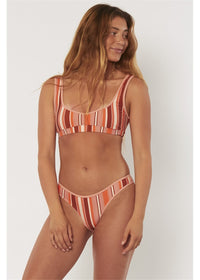 Stripe Palau Bralette Swim Top