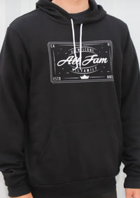 ALL FAM ALL WELCOME HOODIE (BLK/WHT)