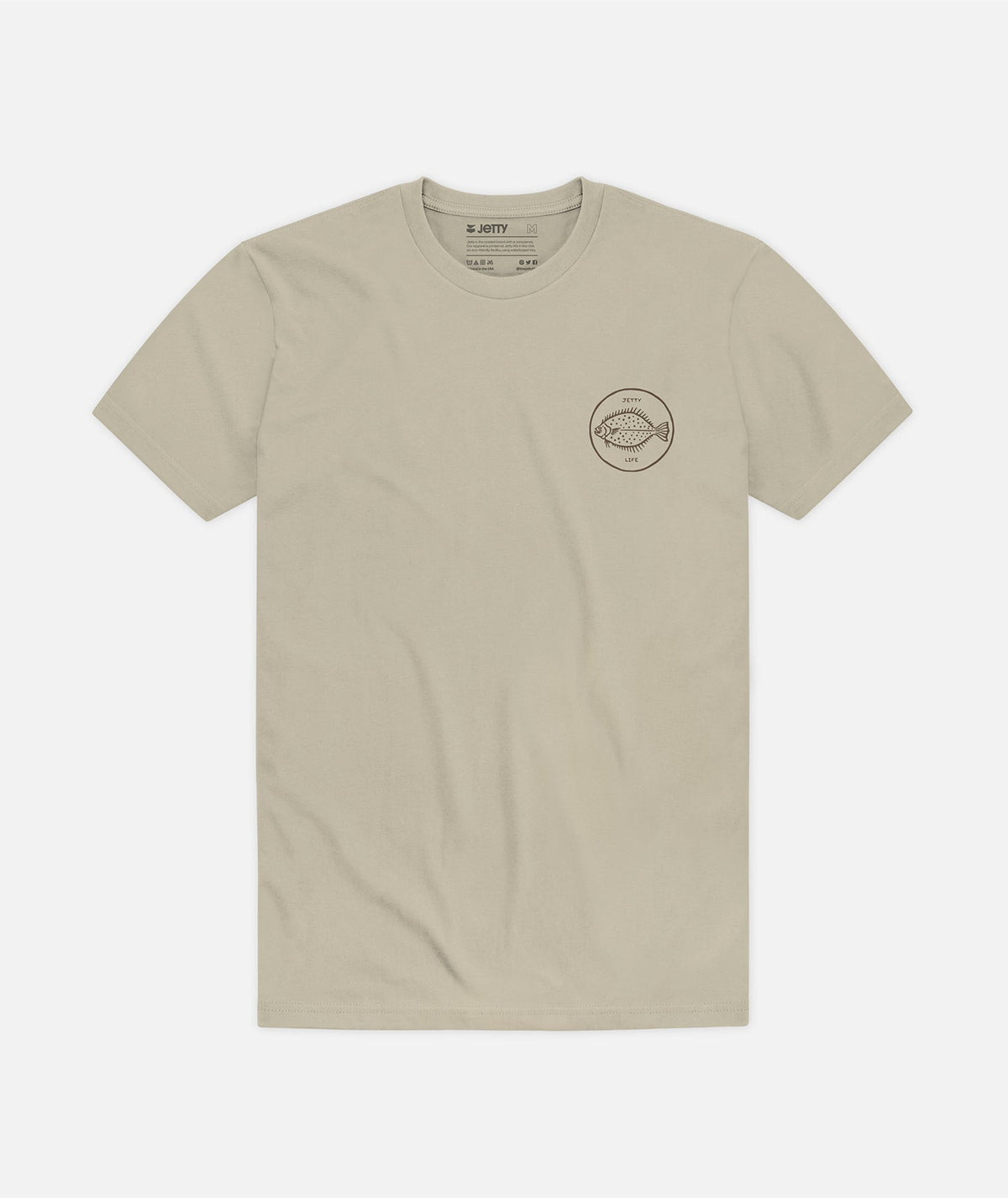 Flounder Tee - Tan