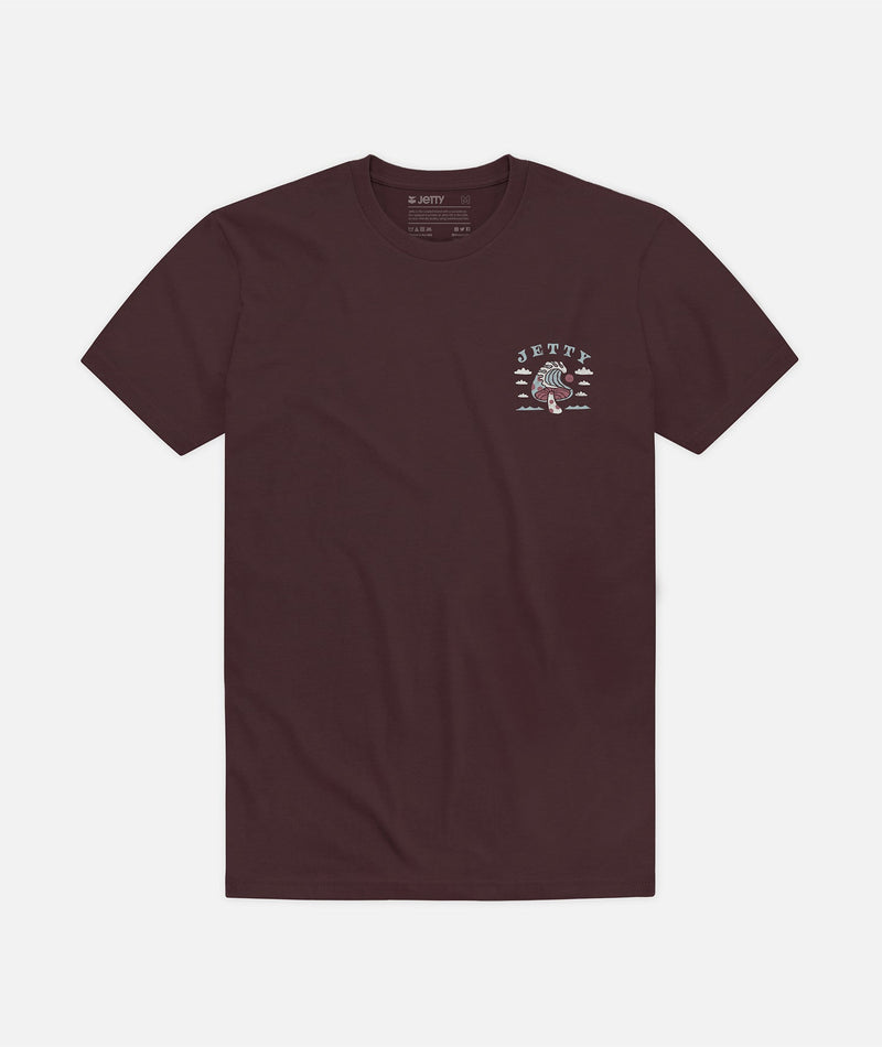 Surf Trip Tee - Oxblood