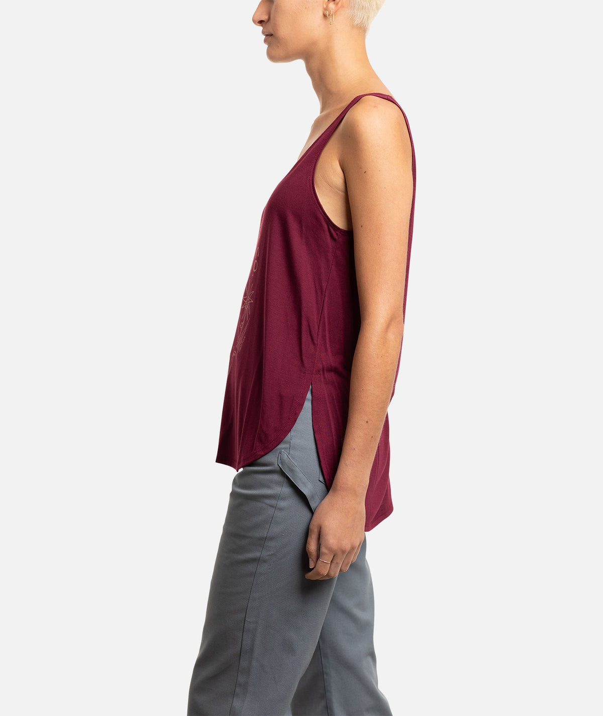 Aster Tank - Maroon