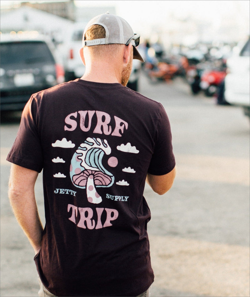 Surf Trip Tee - Oxblood