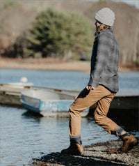 Mariner Flannel Lined Pant - Brown