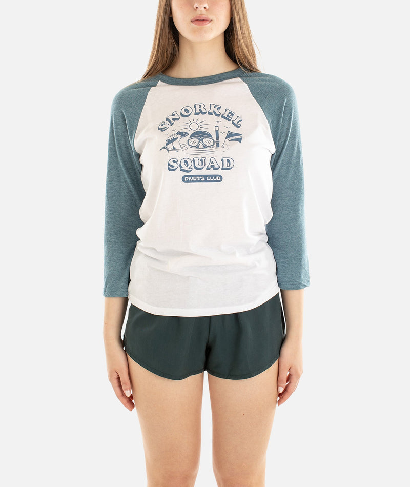 Snorkel Squad Raglan - Denim