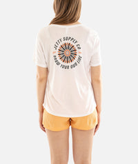 Pinwheel Tee - White