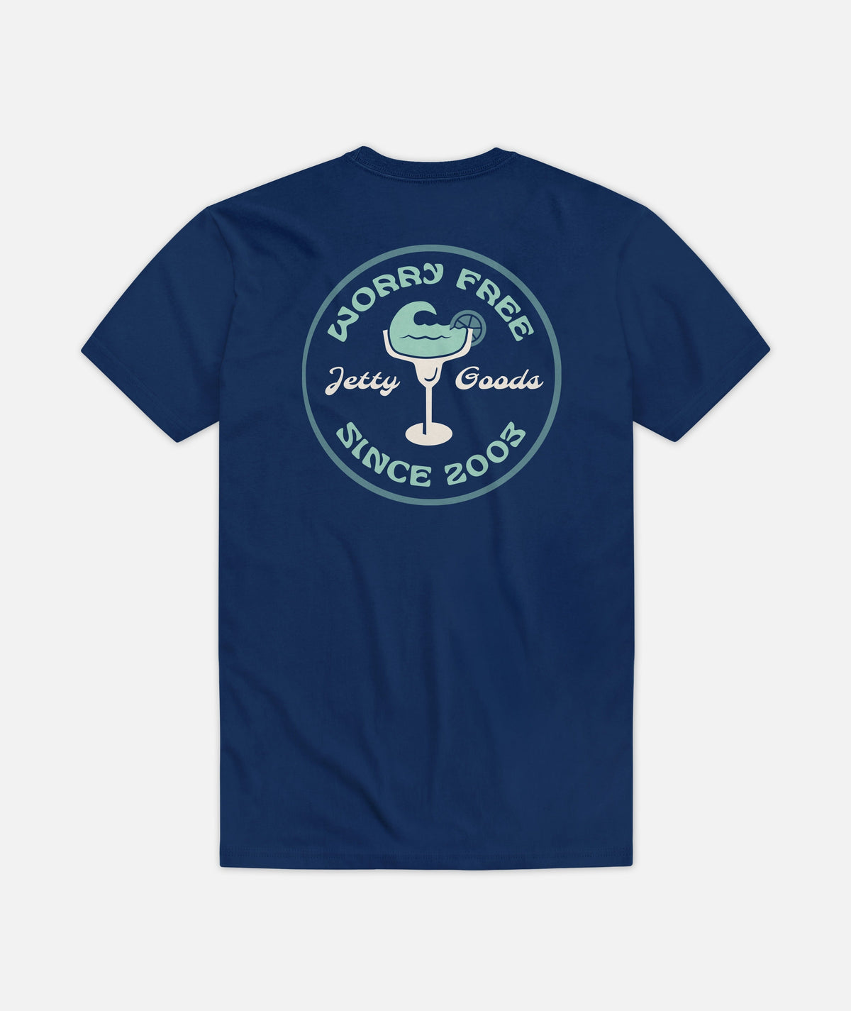 Worry Free Tee - Blue