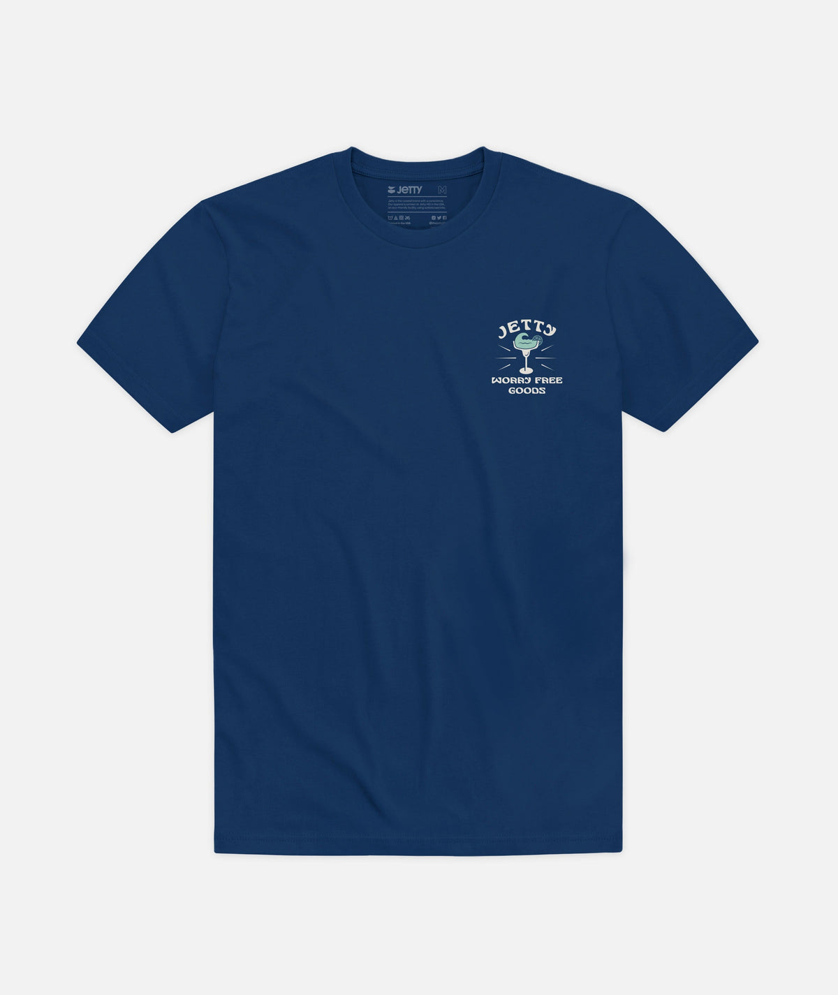 Worry Free Tee - Blue