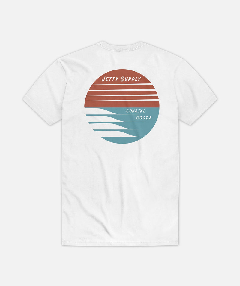 Coastline Pocket Tee - White