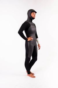 LA LUNA 5/4 CHEST ZIP HOODED FULLSUIT