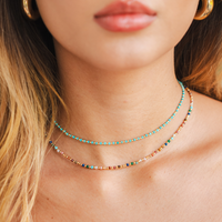 2mm Master Healer + Enlightenment Necklace Stack