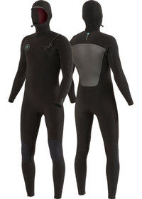 7 Seas 4-3 Full Hooded Chest Zip Wetsuit